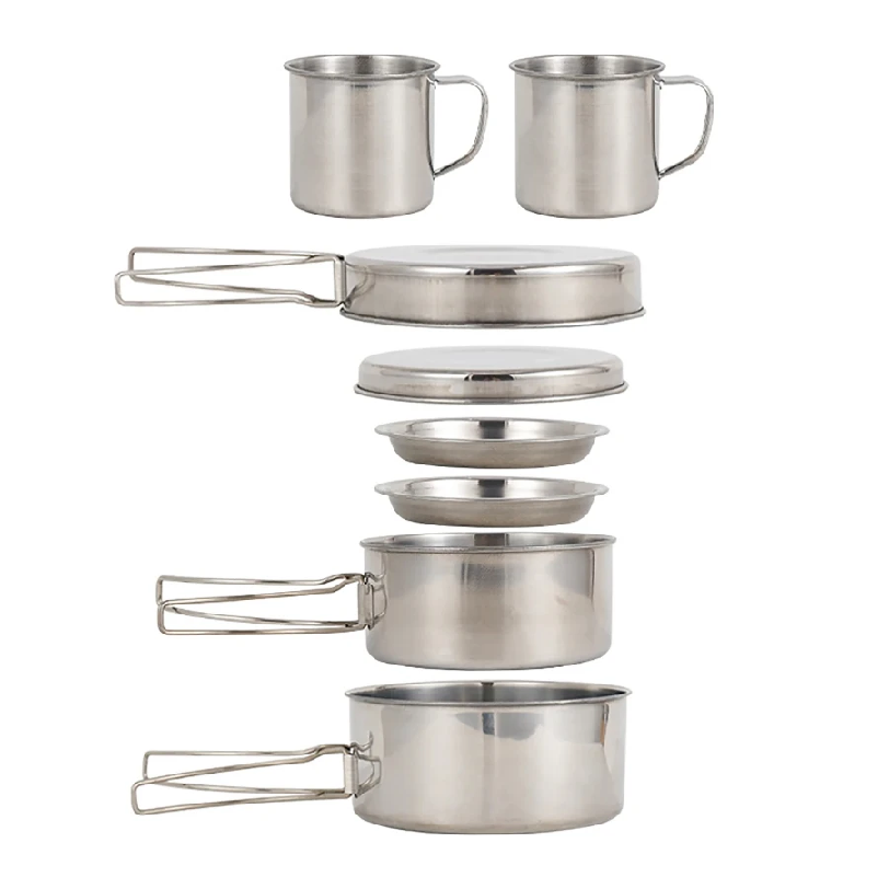 Camping Cooking Utensil Bag - 8 Buah/Set Peralatan Masak Berkemah Set
