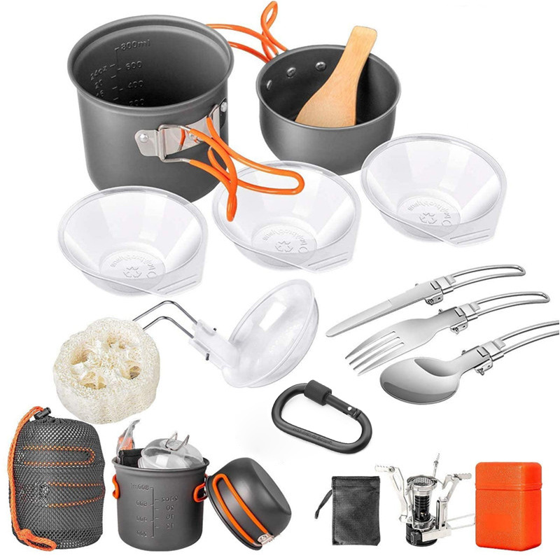 Camping Cooking Multi Tool - Peralatan Masak Camping, Set Panci Camping