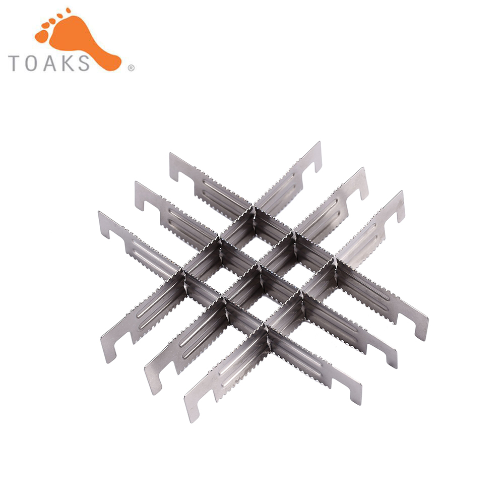 Camping Cooking Drawer - 2/4/6 Buah TOAKS Luar Ruangan Titanium