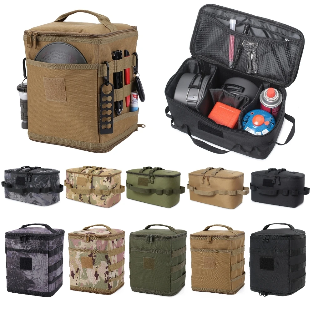 Camping Cooking Utensil Bag - Kantong Taktis Tas Penyimpanan Berkemah Organizer