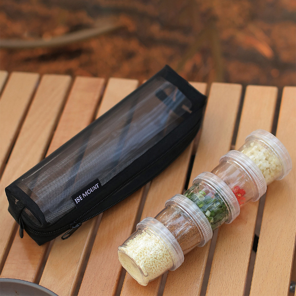 Camping Cooking Container - Tas Penyimpanan Bumbu untuk Berkemah dengan