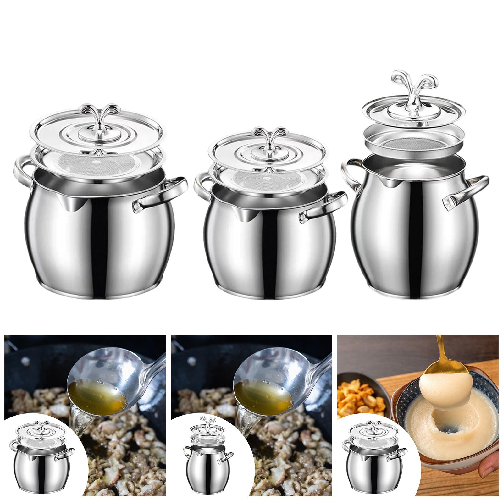 Camping Cooking Container - Wadah Gemuk Serbaguna Tahan Panas Gemuk