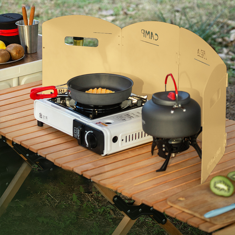 Camping Cooking Drawer - Kaca Depan Kompor Gas Berkemah Dapat