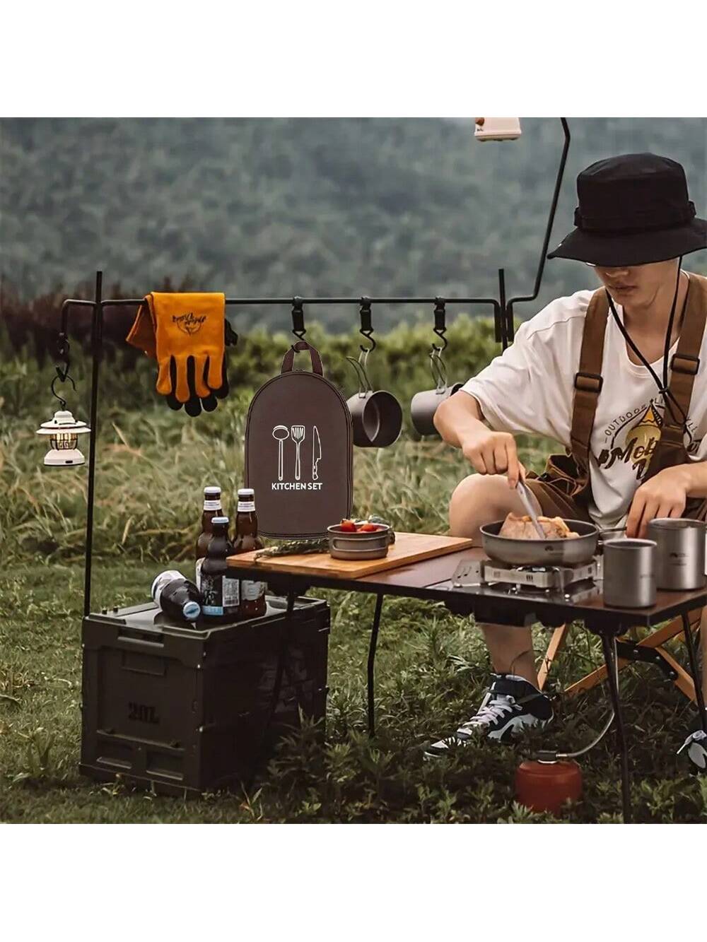 Tas Penyimpanan Peralatan Masa - Camping Cooking Utensil Bag ulasan dan harga