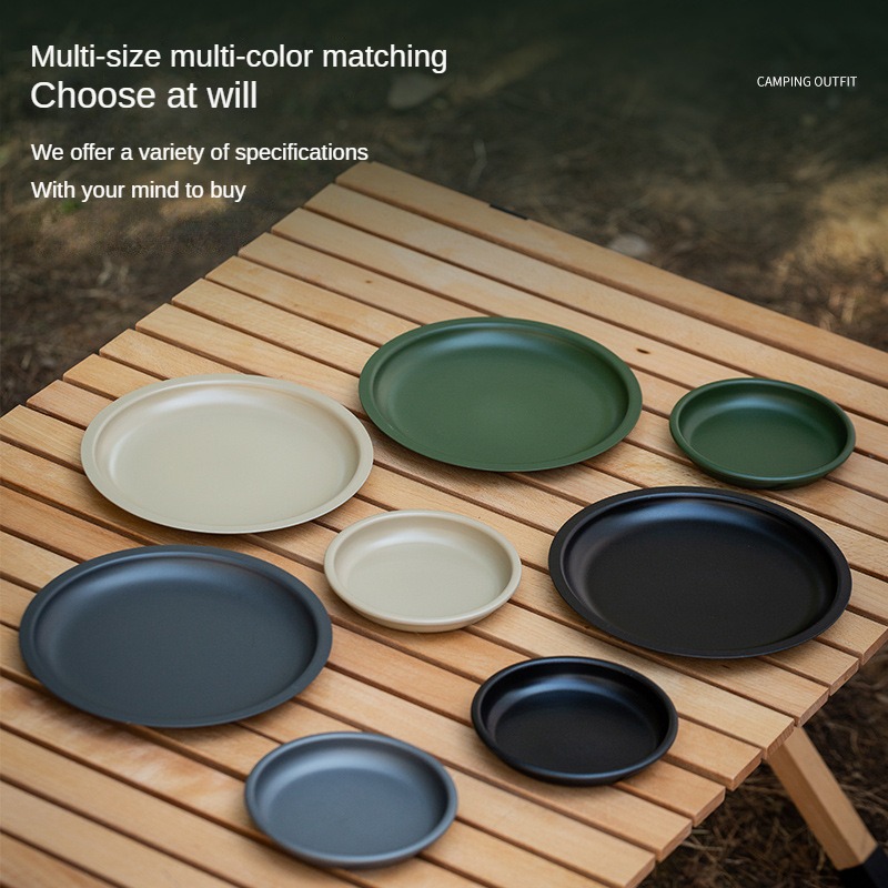 Piring makan aluminium Aloi, a - Camping Cooking Tray ulasan dan harga