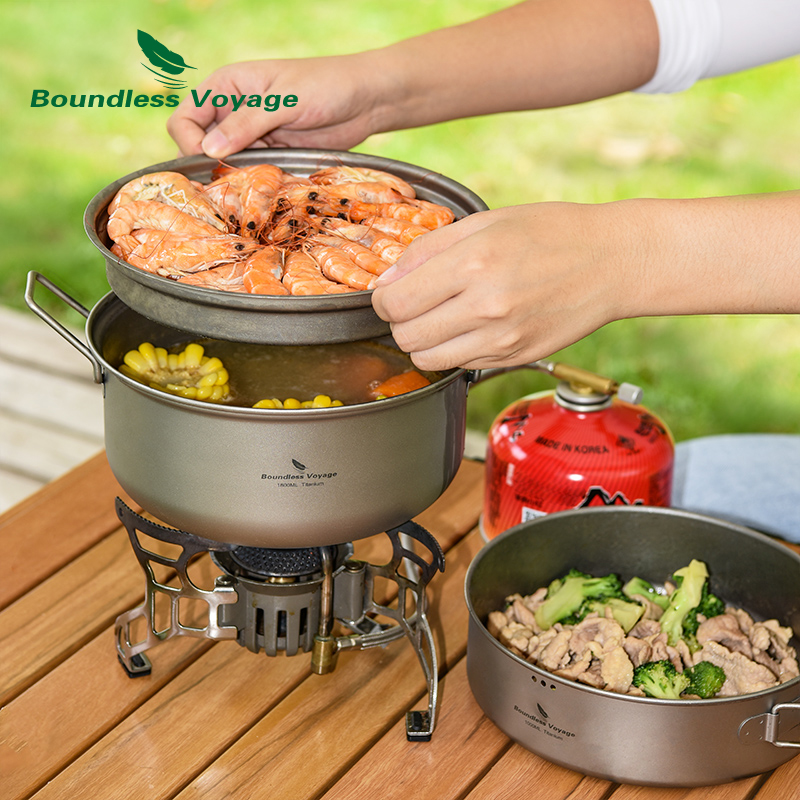 Panci Pengukus Titanium Voyage - Camping Cooking Rice ulasan dan harga