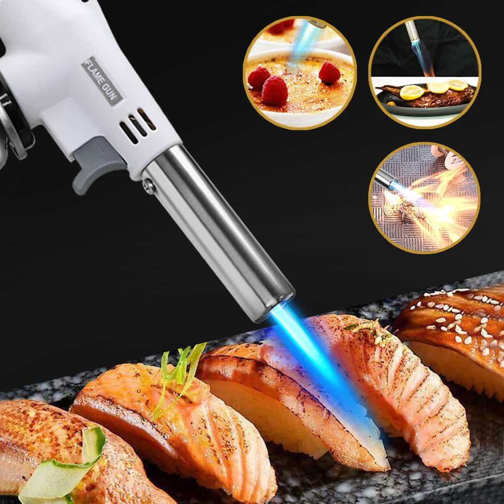 Pistol api Gas portabel, pisto - Camping Cooking Torch ulasan dan harga