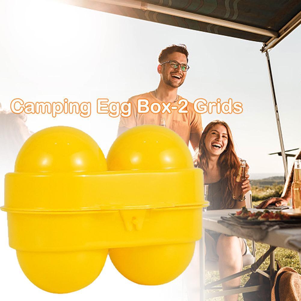 Kotak penyimpan telur 2 kisi,  - Camping Cooking Container ulasan dan harga