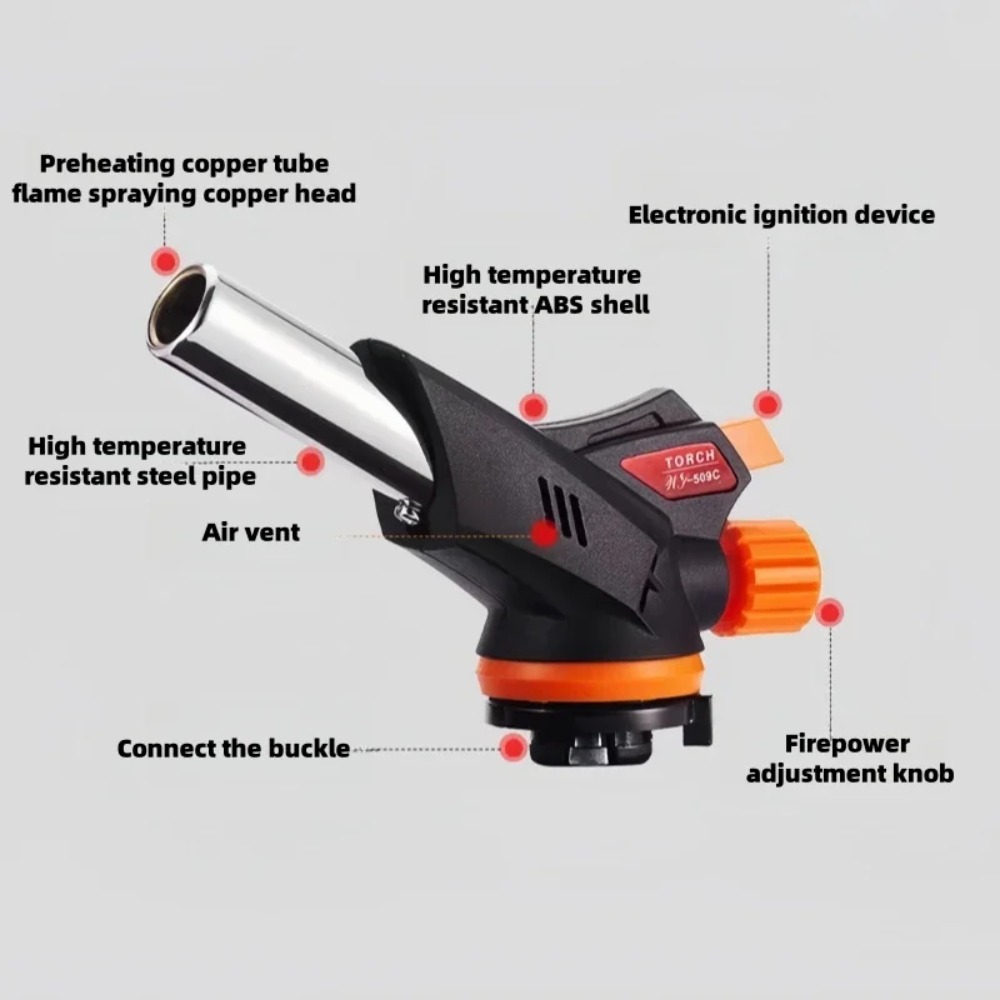 Pembakar Gas Butana Otomatis u - Camping Cooking Torch ulasan dan harga