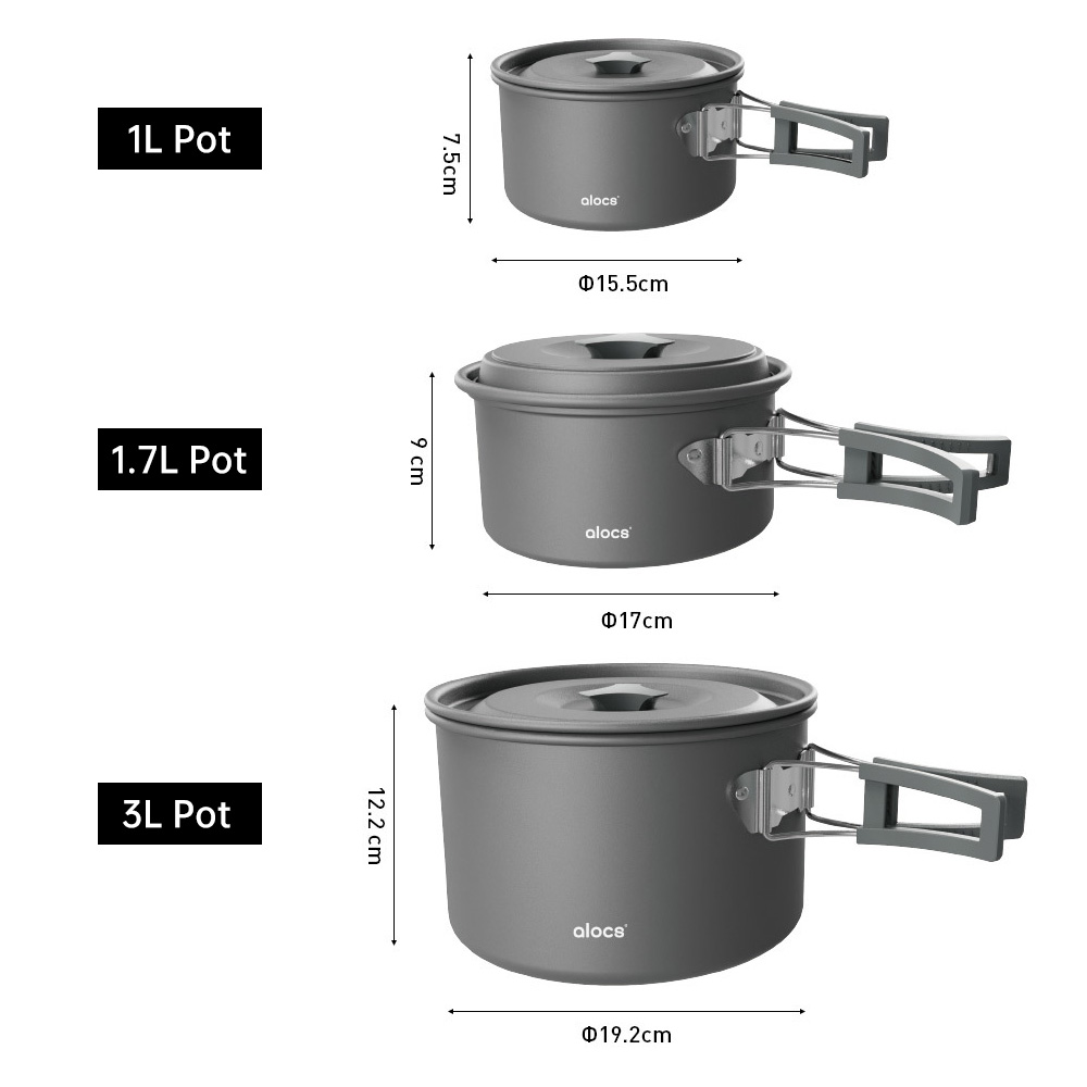 Panci masak berkemah aluminium - Camping Cooking Tray ulasan dan harga