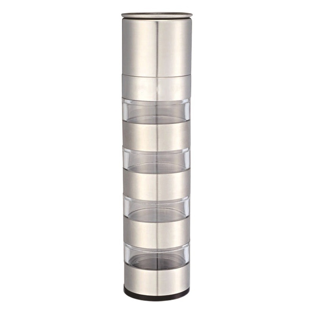 1 Set Penggiling Bumbu Stainle - Camping Cooking Container ulasan dan harga