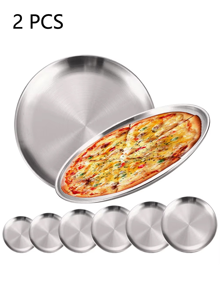 2 Buah Piring Nampan Datar Bul - Camping Cooking Tray ulasan dan harga