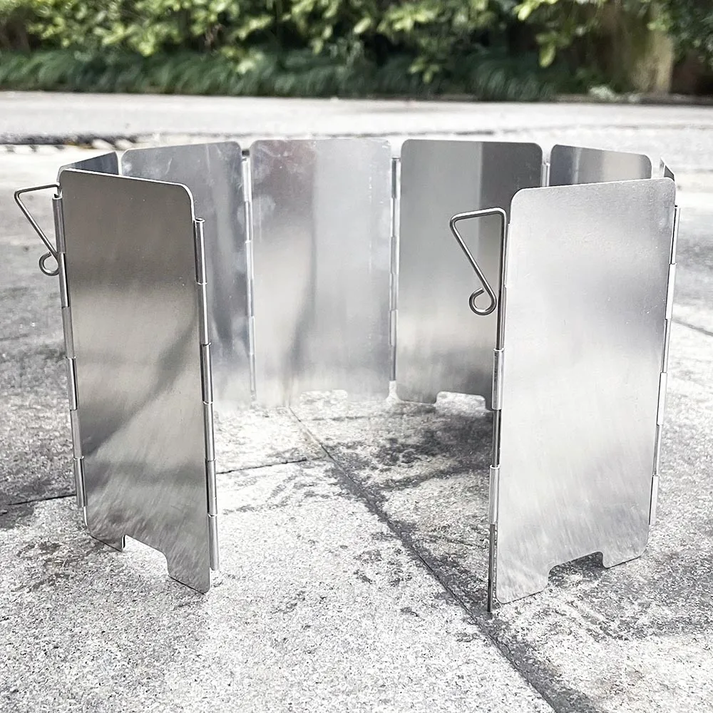 9 piring lipat kompor Gas kaca - Camping Cooking Multi Tool ulasan dan harga